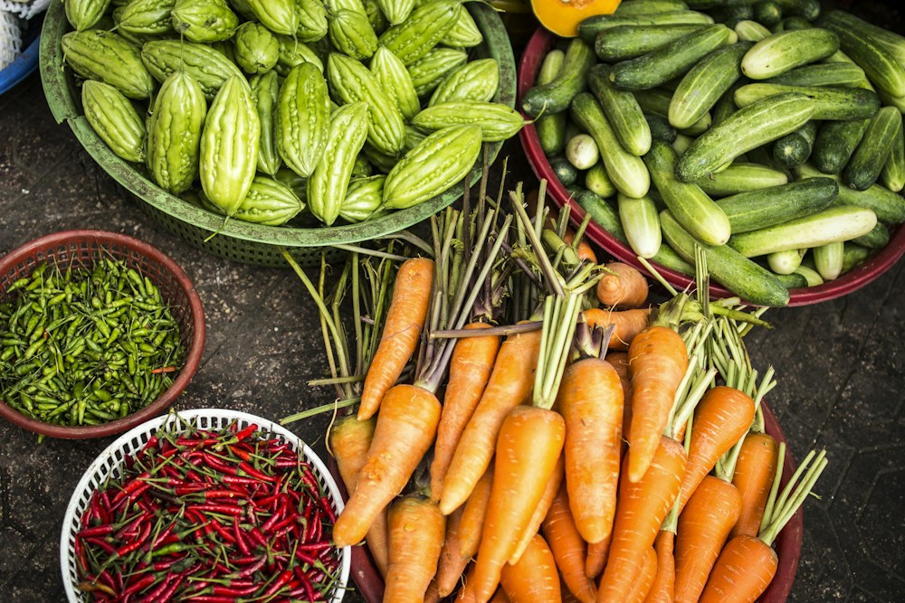 Свежие овощи для продуктовых наборов